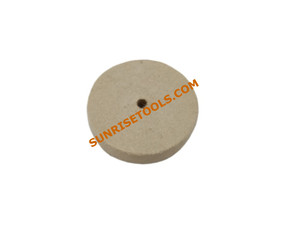 Almohadilla de pulido de silicona irregular para joyería, 3 pulgadas de diámetro con orificio central, SUNTOOLS/STIPL, 50 de grosor - Product Image 2