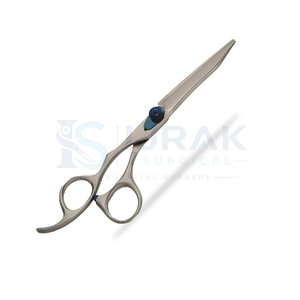 Stainless Steel Tailor <b>Scissors</b> Blue Handle Smooth Edge Industrial Fabric <b>Sewing</b> Shears - Product Image 1