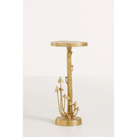 Table d'appoint contemporaine Art Déco en aluminium, finition métallique, thème animalier, couleur et taille personnalisables, élégante pour chambre à coucher, Diwali