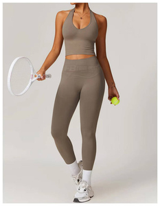 Leggings de Yoga de Cintura Alta para Mujer, Paquete de 3 Piezas, Elásticos, Sólidos, Compresivos, de Longitud Completa, Transpirables, Suaves, Sin Costuras, con Efecto Scrunch - Product Image 6