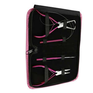 Kit de pinces multifonctionnelles de haute qualité en acier inoxydable sur mesure pour extensions de cheveux Super Double Drawn, 100% cheveux humains vierges - Product Image 2