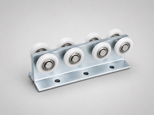 Ensemble de roulettes de guidage modernes et avancées pour porte coulissante à six roues, rouleaux à roulement en polymère renforcé, glissement silencieux, résistant à la rouille 1 - Product Image 3