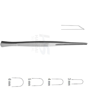 Ciseau à os Gardner en acier inoxydable, instrument chirurgical orthopédique pour la coupe, le façonnage et la remodelage précis des os en médecine vétérinaire - Product Image 3