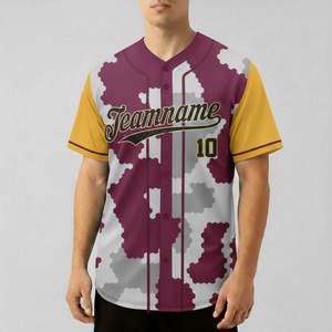 Camiseta de Béisbol Personalizada por Sublimación, Camisetas de Béisbol Personalizadas, Uniforme Deportivo OEM, Camiseta de Béisbol Juvenil - Product Image 2