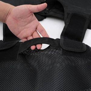 Gilet de sécurité tactique réglable pour hommes, haute qualité, 100% polyester, robuste, avec plusieurs poches, pour agents de sécurité - Product Image 4