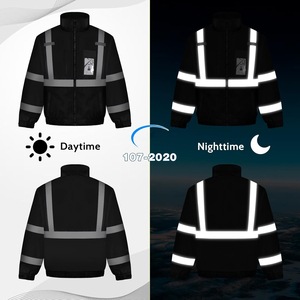 Chaqueta de Seguridad Invernal con Logotipo Personalizado, Impermeable, de Alta Visibilidad, Fabricante de Ropa de Seguridad, Suministro al por Mayor - Product Image 4