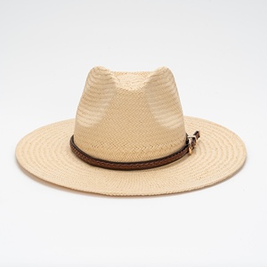 Sombrero de Sol Casual para Adultos, para Playa, Deportes al Aire Libre, Viajes, Sombrero Panamá de Cuero Personalizado, Unisex, de Secado Rápido, Transpirable y Ajustable - Product Image 3