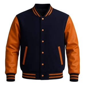 Chaqueta de Béisbol Varsity de Alta Calidad para Hombre, Nueva Tendencia de Invierno, Marca Moderna, Combinable con Todo, con Letras en la Parte Delantera, Tallas Grandes - Product Image 1