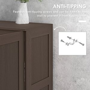 ตู้ครัวพร้อมชั้นวางของ ตู้เก็บของสำหรับจัดเก็บกาแฟ - Product Image 6