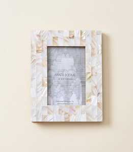Hand Crafted Mother Of Pearl Mosaic <b>Frame</b>, Table top Picture <b>Frame</b>, Unique Picture <b>Frames</b>, 4x6 Picture <b>Frame</b> Wedding Photo <b>Frame</b> - Product Image 3