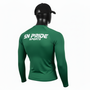 Factory Made Plain Dyed Unisex MMA Rash Guard-Customized Color & Logo Sublimation Printed Long Sleeve Reasonable Prices - Product Image 5