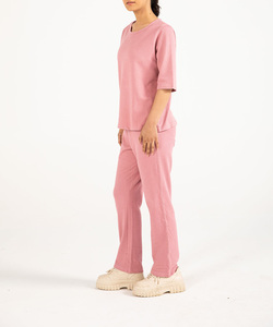 เสื้อยืดครอปท็อปผู้หญิง คอโอ แขนสั้น ผ้าฝ้ายแท้ 100% สีดำล้วน ทรงหลวม ไหล่ตก ระบายอากาศได้ดี แห้งเร็ว เหมาะสำหรับฤดูร้อน - Product Image 6