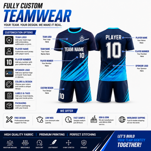Uniforme de Fútbol Personalizado para Niños, Conjunto de Camiseta y Pantalones Cortos para Jóvenes, Sublimado con Nombre, Número y Equipo, Venta al Por Mayor OEM - Product Image 4