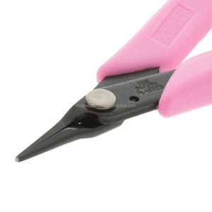 Pinzas de Punta Fina Xuron 450 de Alta Calidad, Mango Negro, Mandíbula Lisa, Acero Inoxidable, Herramienta para Joyería - Product Image 6