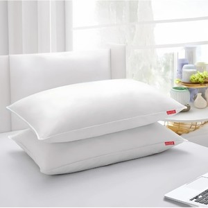 Premium 17x27 Inch Soft Microfiber <b>Pillow</b> Cushion Shredded <b>Memory</b> Foam Filled Customizable Fabric for Home or Hotel Use - Product Image 1