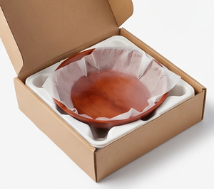 Bol décoratif en bois de qualité supérieure avec texture brillante, conçu pour sublimer les espaces de vie, idéal pour servir les aliments et offrir en cadeau - Product Image 6