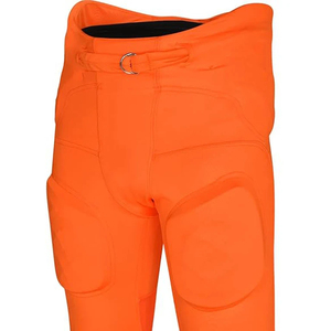 Pantalon de football américain de qualité supérieure pour hommes, avec protection intégrée et coussinets intégrés, en sergé résistant pour les tackles. - Product Image 4