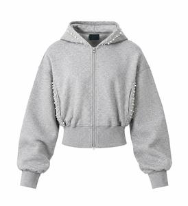 Sweat-shirt à capuche unisexe uni, coupe classique, décontracté, avec poche sur la manche, tricoté, 100% coton, anti-plis, anti-boulochage, 260g - Product Image 1