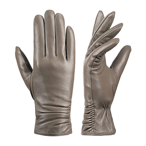 Top Sell Fashionable Driver Cowhide <b>Gloves</b> Hand Wear and Slip Work And Full Finger Factory Wholesale Breathable For Adults - Product Image 1