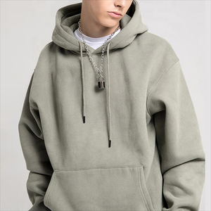 Custom Men's Oversize Pullover <b>Hoodie</b> Heavy Weight 100% Cotton Full Zipper Street Wear <b>Plain</b> <b>Hoodie</b> - Product Image 4