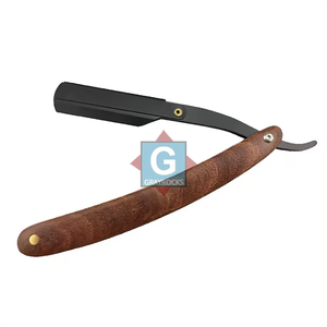 Navaja de Afeitar de Alta Calidad de Acero Inoxidable con Mango de Plástico Colorido para Barbería y Peluquería - Product Image 1