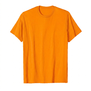 เสื้อยืดคอกลมแขนสั้นผ้าฝ้ายสีดำสำหรับผู้ชาย ทรงปกติ สีพื้น สไตล์ลำลอง - Product Image 3