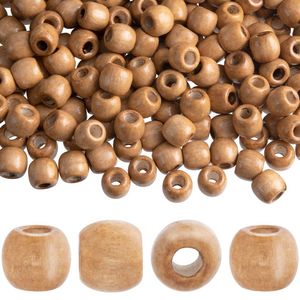 Perles artisanales en bois pour bracelet, collier, porte-clés, perles en bois naturel, formes variées, perles artisanales en vrac - Product Image 2