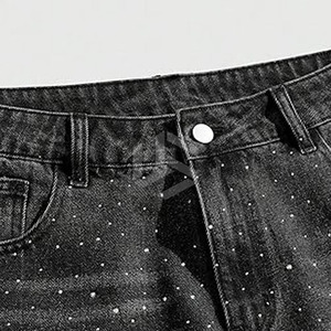 Streetwear <b>Men</b> Casual Denim <b>Jeans</b> Shorts / Custom High Quality Vintage Acid Washed Summer Gym Running Quick Dry Breathable - Product Image 5