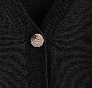 Suéter de Punto para Mujer, Corte Curvo, Tallas Grandes Disponibles, Jersey de Invierno, Suave y Cálido, Color Sólido - Product Image 5