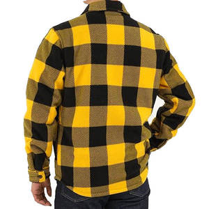 Veste décontractée vintage à manches longues en flanelle à carreaux pour homme, style urbain, avec logo personnalisé - Product Image 5