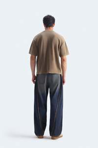 Camiseta Holgada Oversize para Hombre, de Algodón, con Hombros Caídos, Estilo Casual Urbano, Personalizable, Venta al Por Mayor - Product Image 5