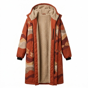 Premium Printed Dry <b>Robe</b> Waterproof Sublimation Outdoor Sports Coat Customized Dry <b>Robe</b> For <b>UK</b> Brands - Product Image 1