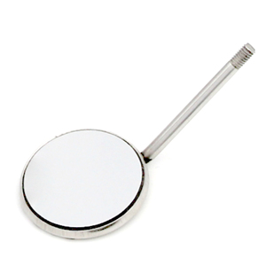Miroir buccal n°4 22 mm, miroir dentaire à surface avant simple face résistant aux rayures, 10 pièces, instrument stérilisable et autoclavable - Product Image 3