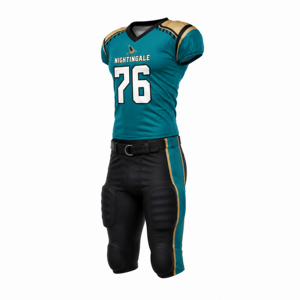 Uniforme Personalizado de Fútbol Americano, Pantalones y Camiseta Ligeros de Alto Rendimiento, Uniforme Deportivo con Nombre del Equipo - Product Image 2