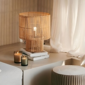 Cheap Price Modern Design <b>Bamboo</b> <b>Table</b> <b>Lamps</b> Home Decor Natural Bed <b>Lamp</b> Eco Friendly and Simple - Product Image 4