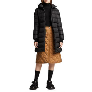 Manteau long matelassé pour femme, veste d'hiver chaude à capuche, parka à manches longues, manteau en duvet long - Product Image 5