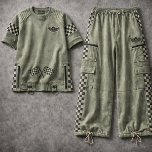 ชุดเซ็ตเสื้อผ้าสไตล์สปอร์ตบิ๊กเกอร์  ระบายอากาศได้ดี  แบบ unisex  ประกอบด้วยเสื้อฮู้ดดี้ เสื้อยืด และกางเกงขายาว  สไตล์สตรีทแวร์ - Product Image 2