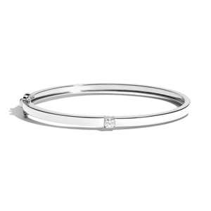 Custom Diamond Hinged Bangle 14K 18K Gold 3.5mm Stackable <b>Cuff</b> <b>Bracelets</b> For Women's Stacking Bangle Everyday Wear Wholesale - Product Image 3