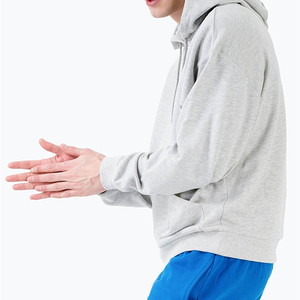Sudaderas con Capucha para Hombre, de Algodón Grueso, Corte Regular, con Logotipo Personalizado Bordado, Bolsillo, Transpirables, de Secado Rápido, para Invierno, Venta al Por Mayor - Product Image 5