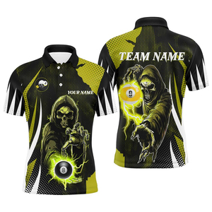 Camiseta de billar de alta calidad para equipos, al por mayor, que absorbe la humedad, ligera, para hombres. - Product Image 2
