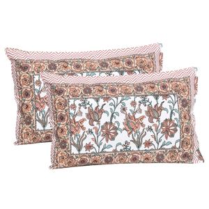 Sábana Plana de Algodón 200 Hilos con Estampado Floral Clásico Hecho a Mano, Ecológica, Suave para la Piel, Lavable, para Todas las Estaciones - Product Image 2