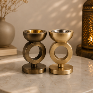 Brûleur à Bakhoor en bois et métal fait main, encensoir arabe Oud Mabkhara, finition dorée, décoration de table, vente en gros, fabricant - Product Image 3