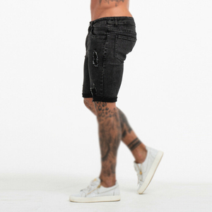 Shorts de Mezclilla Desgastados para Hombre, Cintura Media, Estilo Casual de Verano, Mezclilla para Hombre - Product Image 5
