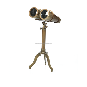 Binocular náutico de latón decorativo para el hogar, pulido brillante con caja de madera, telescopio náutico para lugar de búsqueda - Product Image 6