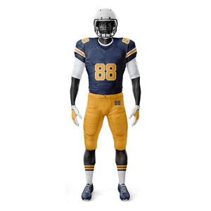 Wholesale Team Uniform <b>Compression</b> Sublimation Set Rugby Wear Customized Design Football Jersey American Uniform Printed - Product Image 2