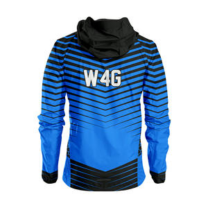 Veste coupe-vent unisexe personnalisée à capuche, décontractée, pour le printemps, écologique, à séchage rapide, imperméable, respirante, 100% nylon enduit - Product Image 5