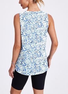 Débardeur court côtelé extensible sans manches pour femme, séchage rapide, écologique, confortable, style streetwear décontracté, idéal pour l'été - Product Image 4