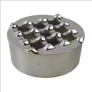 Cendrier personnalisé avec logo, design classique, décorations d'intérieur, artisanat, cadeaux d'entreprise, cendrier en métal, nouvelle arrivée - Product Image 4