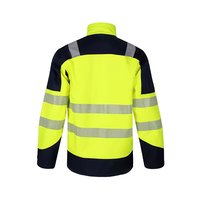 Veste de travail de sécurité en polyester LED ignifuge, imperméable, conforme à la norme ANSI Classe 3, personnalisable OEM, haute qualité, support sur mesure