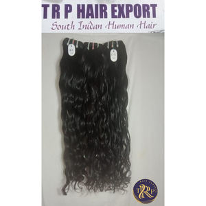 100% Natural 12 \ "Extensión de cabello trenzado virgen negro ondulado de Temple Producto de alta calidad - Product Image 2